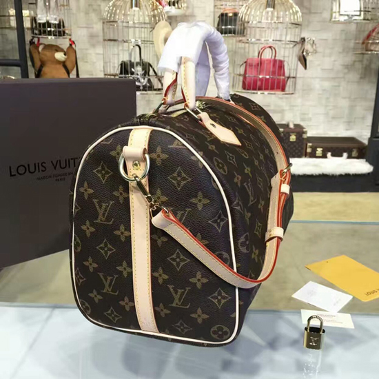 Louis Vuitton M41111 Speedy Bandouliere 35 Tote Bag Monogram Canvas