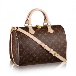 Louis Vuitton M41112 Speedy Bandouliere 30 Tote Bag Monogram Canvas