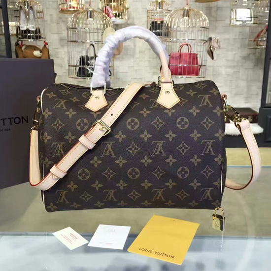 Louis Vuitton M41112 Speedy Bandouliere 30 Tote Bag Monogram Canvas