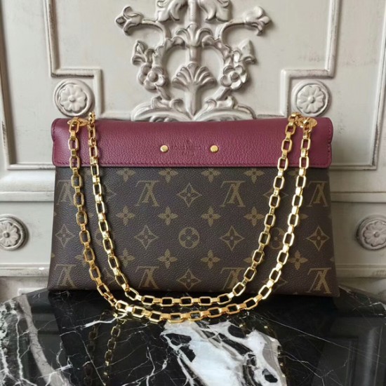 Louis Vuitton M41200 Pallas Chain Shoulder Bag Monogram Canvas