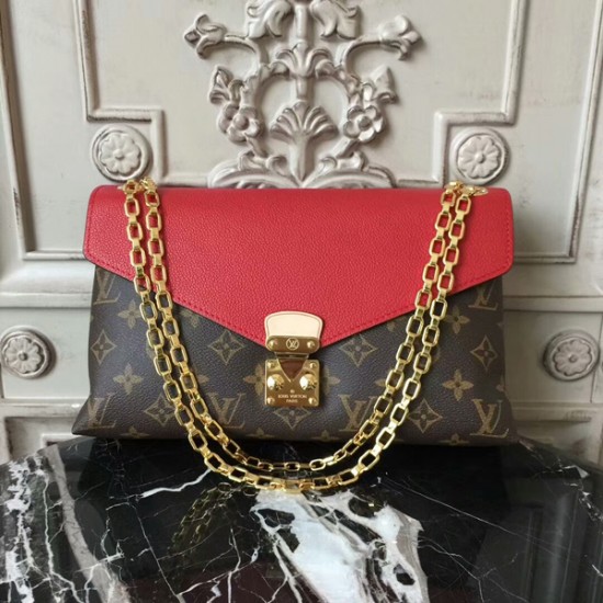 Louis Vuitton M41201 Pallas Chain Shoulder Bag Monogram Canvas