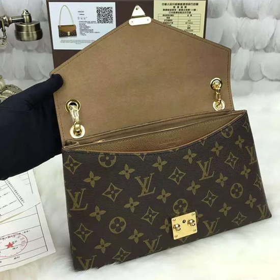 Louis Vuitton M41203 Pallas Chain Shoulder Bag Monogram Canvas