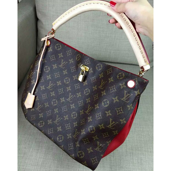 Louis Vuitton M41620 Gaia Hobo Bag Monogram Canvas