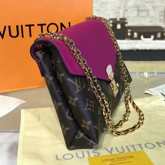 Louis Vuitton M41635 Pallas Chain Shoulder Bag Monogram Canvas