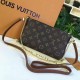 Louis Vuitton M41639 Pallas Clutch Crossbody Bag Monogram Canvas