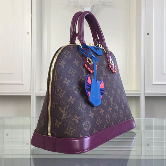 Louis Vuitton M41662 Alma PM Totem Tote Bag Monogram Canvas