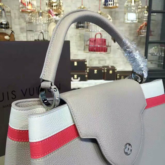 Louis Vuitton M42925 Capucines MM Tote Bag Taurillon Leather