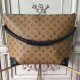 Louis Vuitton M44130 Triangle Softy Hobo Bag Monogram Canvas