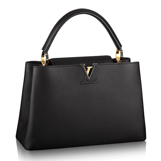 Louis Vuitton M48864 Capucines MM Tote Bag Taurillon Leather