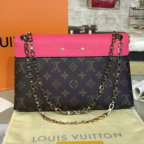 Louis Vuitton M50070 Pallas Chain Shoulder Bag Monogram Canvas