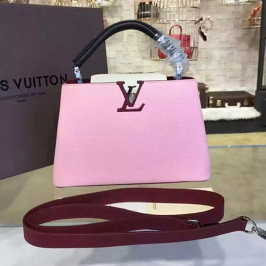 Louis Vuitton M42574 Capucines BB Tote Bag Taurillon Leather