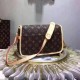 Louis Vuitton M42250 Sologne Crossbody Bag Monogram Canvas