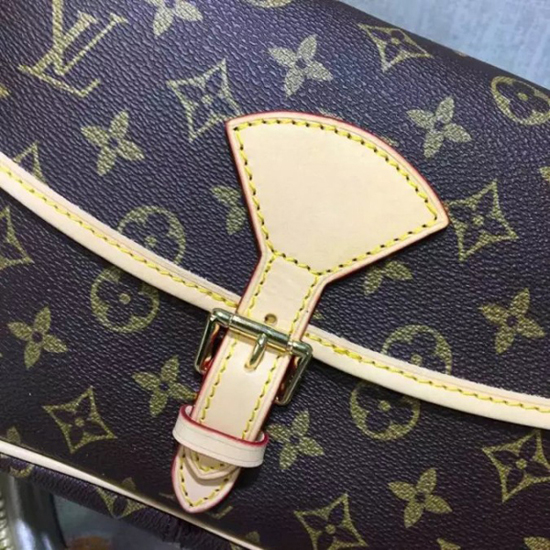 Louis Vuitton M42250 Sologne Crossbody Bag Monogram Canvas