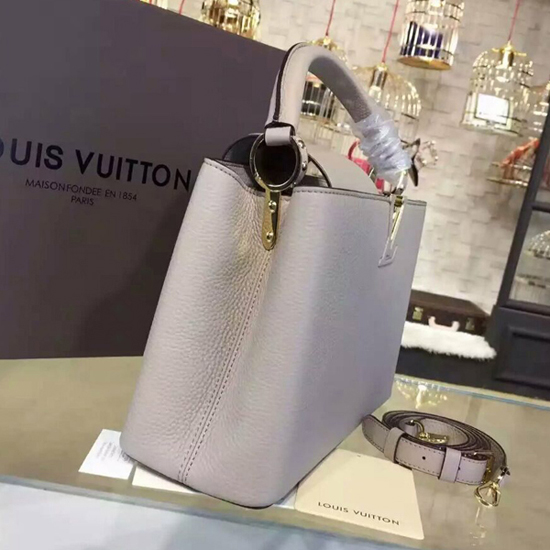 Louis Vuitton M42253 Capucines PM Tote Bag Taurillon Leather