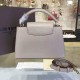 Louis Vuitton M42253 Capucines PM Tote Bag Taurillon Leather