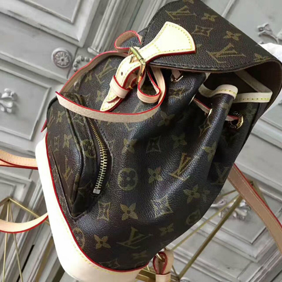 Louis Vuitton M51137 Montsouris Backpack Mini Monogram Canvas