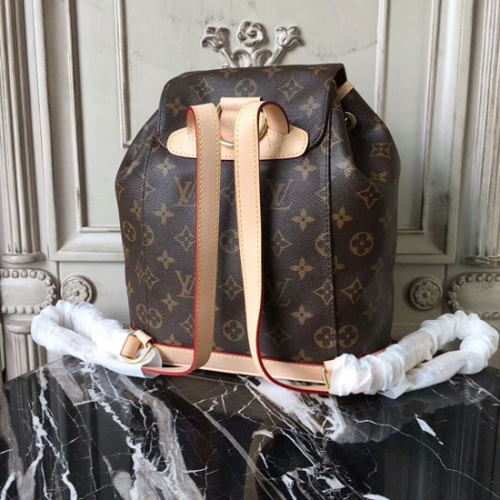 Louis Vuitton M51136 Montsouris MM Backpack Monogram Canvas