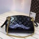 Louis Vuitton M50408 Santa Monica Clutch Crossbody Bag Monogram Vernis