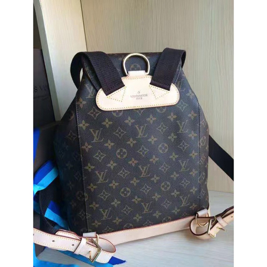 Louis Vuitton M51135 Montsouris GM Backpack Monogram Canvas