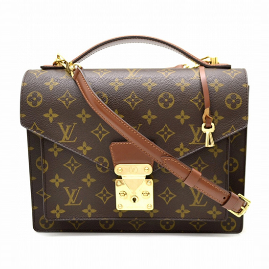 Louis Vuitton M51185 Monceau Crossbody Bag Monogram Canvas