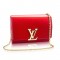 Louis Vuitton M51602 Louise Chain PM Crossbody Bag Monogram Vernis