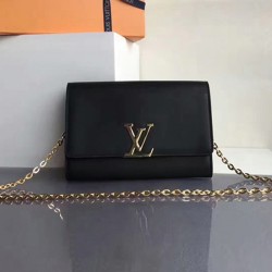 Louis Vuitton M51631 Chain Louise GM Taurillon Leather