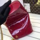 Louis Vuitton M50587 Santa Monica Clutch Crossbody Bag Monogram Vernis