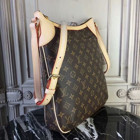 Louis Vuitton M56389 Odeon MM Crossbody Bag Monogram Canvas