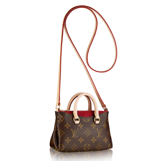 Louis Vuitton M61254 Nano Pallas Crossbody Bag Monogram Canvas