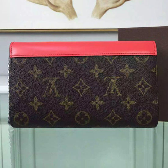 Louis Vuitton M61488 Chain Wallet Totem Monogram Canvas