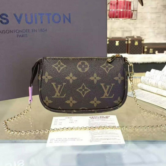 Louis Vuitton M62141 Mini Pochette Accessoires Monogram Canvas