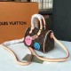 Louis Vuitton M62208 Nano Speedy Crossbody Bag Monogram Canvas