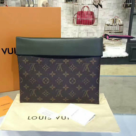 Louis Vuitton M64034 Pochette Tuileries Monogram Coated Canvas