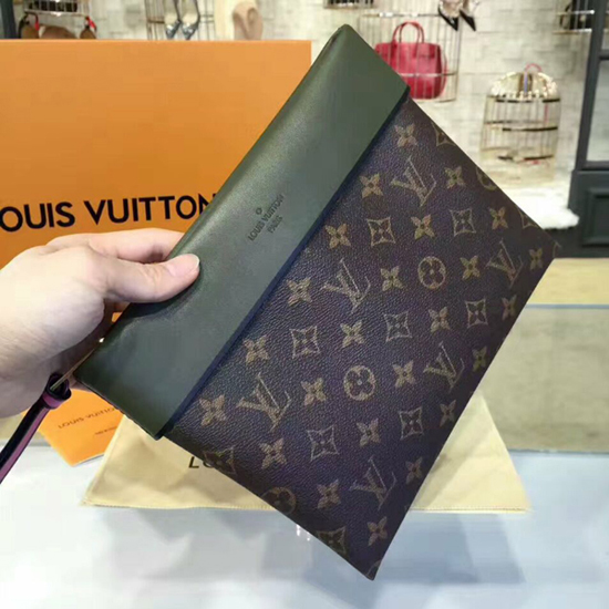 Louis Vuitton M64034 Pochette Tuileries Monogram Coated Canvas