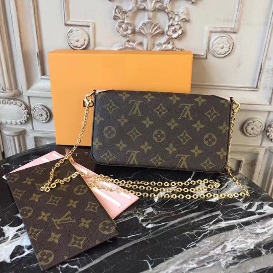 Louis Vuitton Pochette Felicie M67248 Monogram Canvas