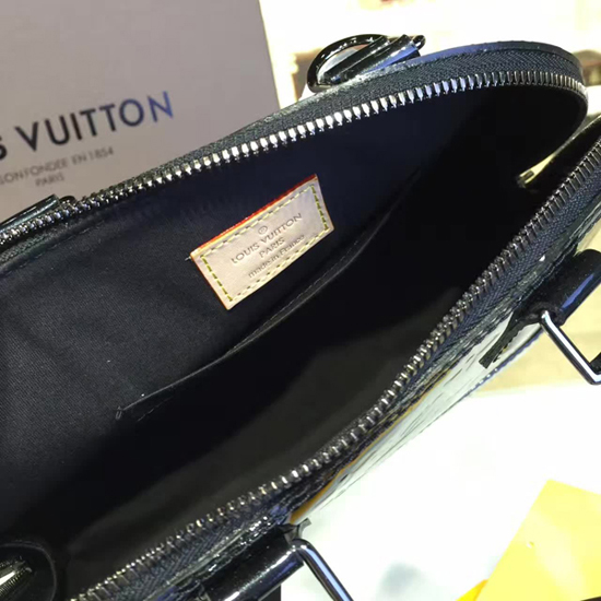 Louis Vuitton M90063 Alma BB Tote Bag Monogram Vernis