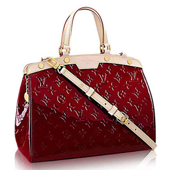 Louis Vuitton M90233 Brea MM Tote Bag Monogram Vernis