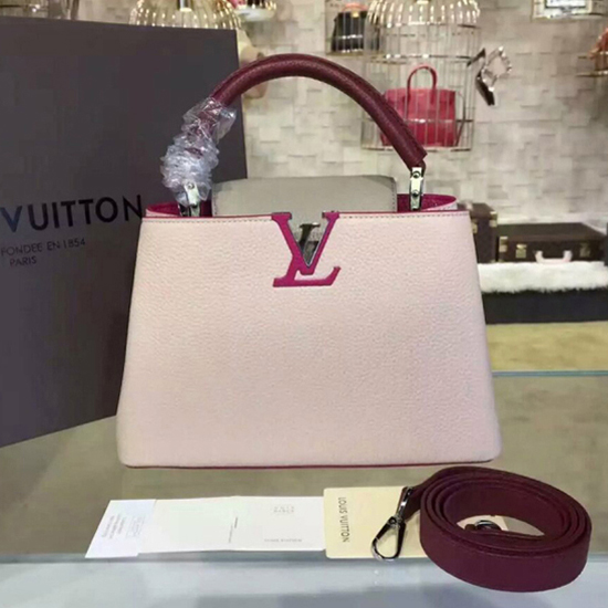 Louis Vuitton M90939 Capucines BB Tote Bag Taurillon Leather