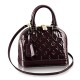 Louis Vuitton M91678 Alma BB Tote Bag Monogram Vernis