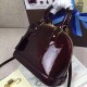 Louis Vuitton M91678 Alma BB Tote Bag Monogram Vernis