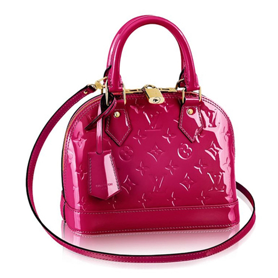 Louis Vuitton M91771 Alma BB Tote Bag Monogram Vernis