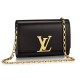 Louis Vuitton M94335 Chain Louise GM Crossbody Bag Taurillon Leather