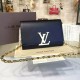 Louis Vuitton M94335 Chain Louise GM Crossbody Bag Taurillon Leather