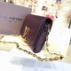 Louis Vuitton M94423 Chain Louise GM Crossbody Bag Taurillon Leather