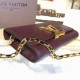 Louis Vuitton M94423 Chain Louise GM Crossbody Bag Taurillon Leather