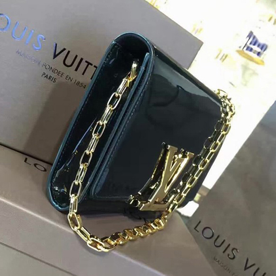 Louis Vuitton M94425B Chain Louise GM Crossbody Bag Monogram Vernis