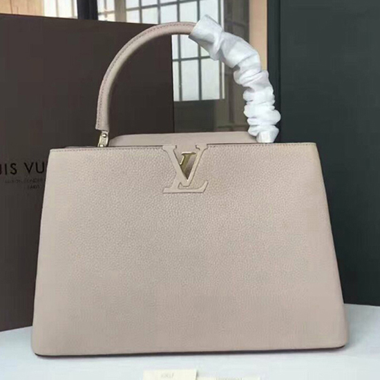 Louis Vuitton M94428 Capucines MM Tote Bag Taurillon Leather