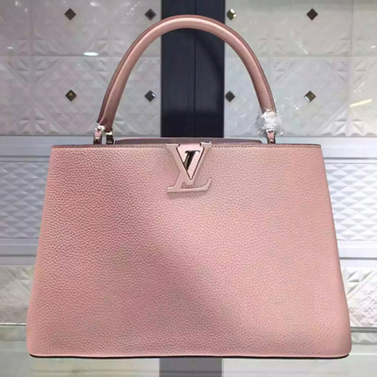 Louis Vuitton M94471 Capucines MM Tote Bag Taurillon Leather