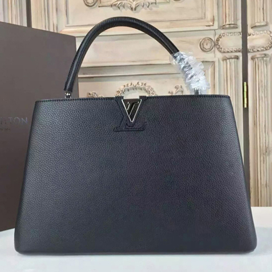 Louis Vuitton M94633 Capucines MM Tote Bag Taurillon Leather