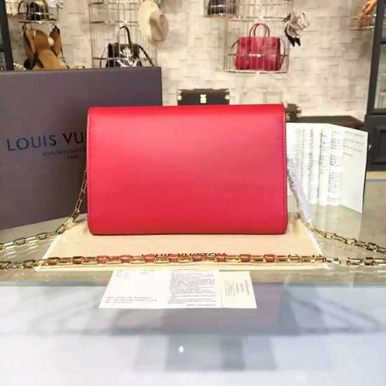 Louis Vuitton M94686 Chain Louise GM Crossbody Bag Taurillon Leather